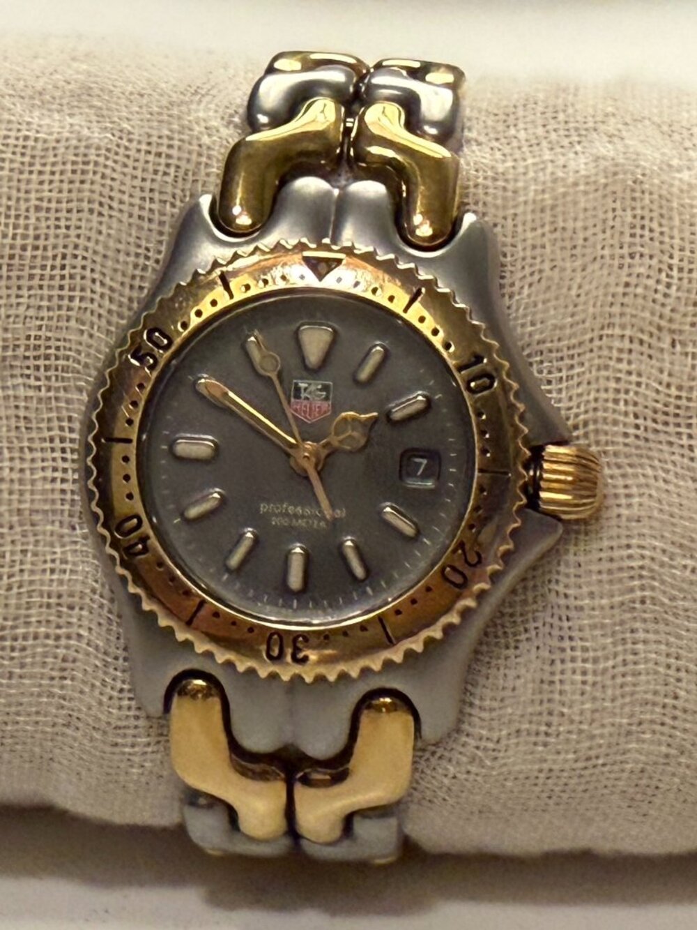 TAG HEUER Sel Professional 200M Gold Plated Steel Ladies Watch S95.215